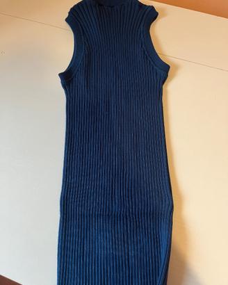 Vestito Mango nero e vestito Zara verde scuro