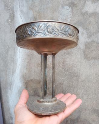 portafrutta centrotavola argento  vintage