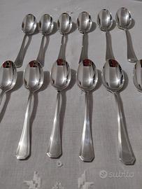 12 Cucchiaini in argento Christofle