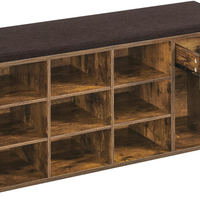 VASAGLE Panca Scarpiera, Panca Contenitore con