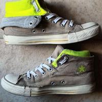 Sneaker Converse Unisex grigio/neon