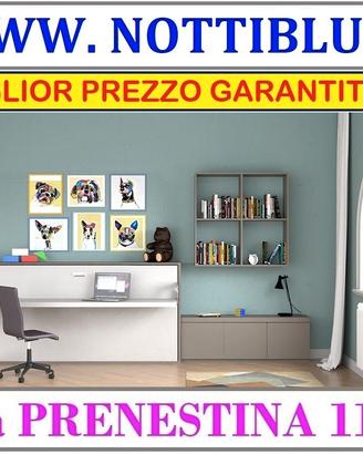 Letto a Scomparsa DESK 1 piazza MATERASSO OMAGGIO