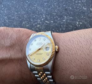 Rolex datejust 16233 big diamond