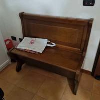 cassapanca antica in legno