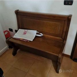 cassapanca antica in legno