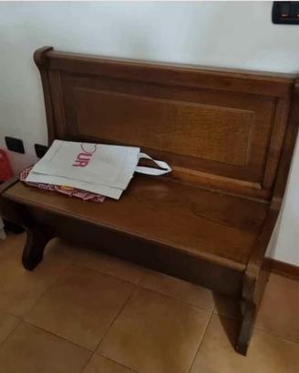 cassapanca antica in legno