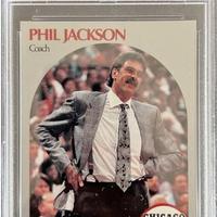 1990 NBA Hoops Phil Jackson #308 PSA 10 nuova