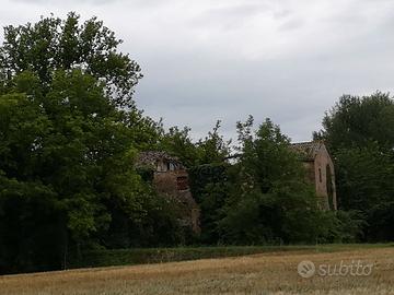 Terreno con ruderi e verde alle porte di Ravenna