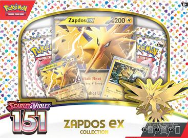 Collezione Pokemon Alakazam & Zapdos ex-151 box