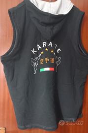 felpa senza maniche con cappuccio .ITAKI taglia 2x