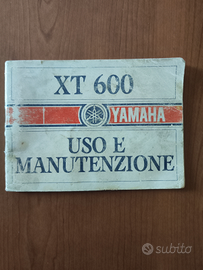 Libretto uso Yamaha XT 600