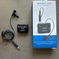 Zoom F2 BT lavalier audio registratore portatile