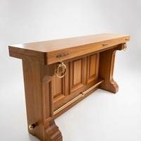 Scrivania vintage legno credenza console design
