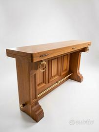 Scrivania vintage legno credenza console design