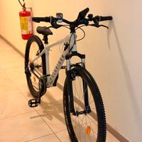 Mtb Bicicletta Unisex Rockrider Decathlon bianca