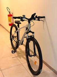 Mtb Bicicletta Unisex Rockrider Decathlon bianca