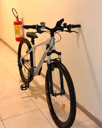 Mtb Bicicletta Unisex Rockrider Decathlon bianca