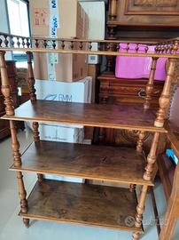Etagère antica in legno massello