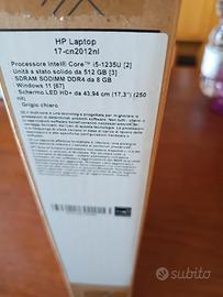 PC   HP  17 pollici.