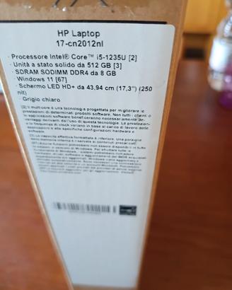 PC   HP  17 pollici.