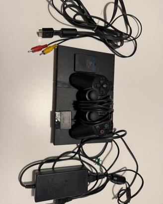 Playstation 2 slim+Controller+Memory Card+Cavi
