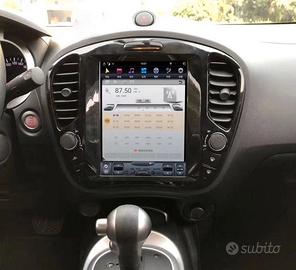 Navigatore nissan juke tesla style carplay