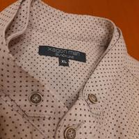 Camicia da uomo beige e puntini marron Xagon Man.