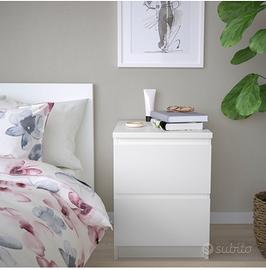 coppia comodini MALM: -50% prezzo Ikea