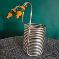 Serpentina raffreddamento acciaio inox homebrew