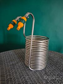 Serpentina raffreddamento acciaio inox homebrew