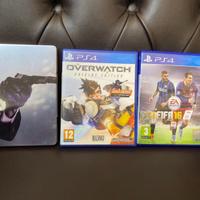 Lotto ps4  ita hitman 2 steelbook fifa16 overwatch