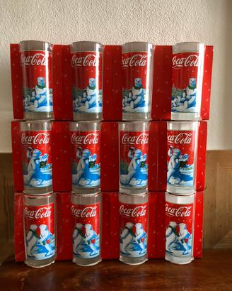 Set 12 bicchieri coca cola la terra degli orsi vi