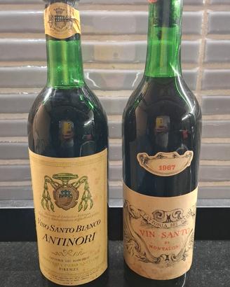 2  bottiglie Vin Santo d'epoca