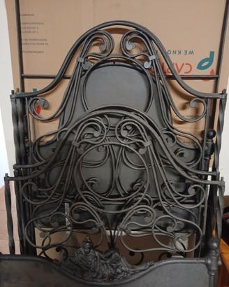 spalliete letto matrimoniale e singolo fine 800