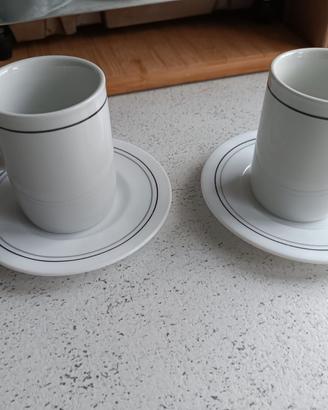 Set tazzine vintage espresso lungo bar Harmonia