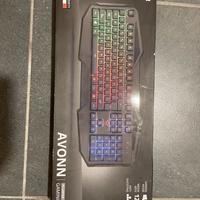 TASTIERA GAMING TRUST illuminazione rainbowe wave