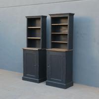 Due librerie scaffali laccate Shabby Chic