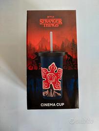 bicchiere da cinema stranger things