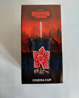 bicchiere da cinema stranger things