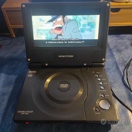 Lettore cd e dvd portatile 7 pollici