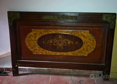 Testiera letto antica stile liberty