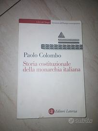 Libro storia costituzionale della monarchia italia