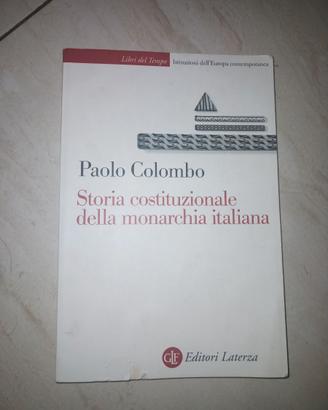Libro storia costituzionale della monarchia italia