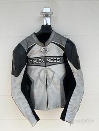 Giacca moto in pelle