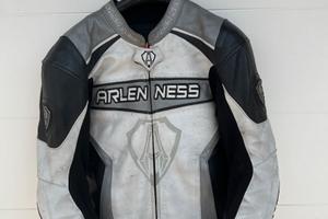 Giacca moto in pelle