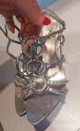 Sandali gioiello tempestati Svarovski 