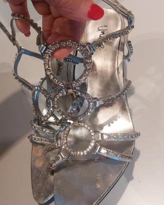 Sandali gioiello tempestati Svarovski 