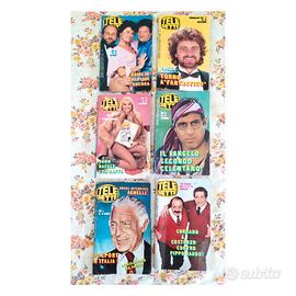 Lotto di 6 TeleSette 1985 Raffaella Carrà ecc 