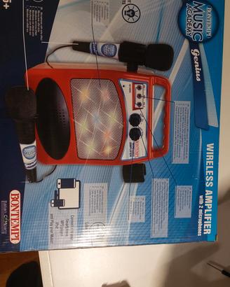 amplificatore bluetooth bontempi con 2 microfoni