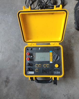 MICROOHMMETRO Chauvin Arnoux C.A. 6240